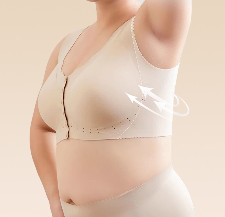 Extra Large Size Front Closure Bras For Elderly Women VEIMIA