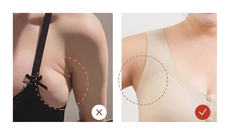 High Side Wings And Easy Put on And Take Off Front Closure Bra VEIMIA