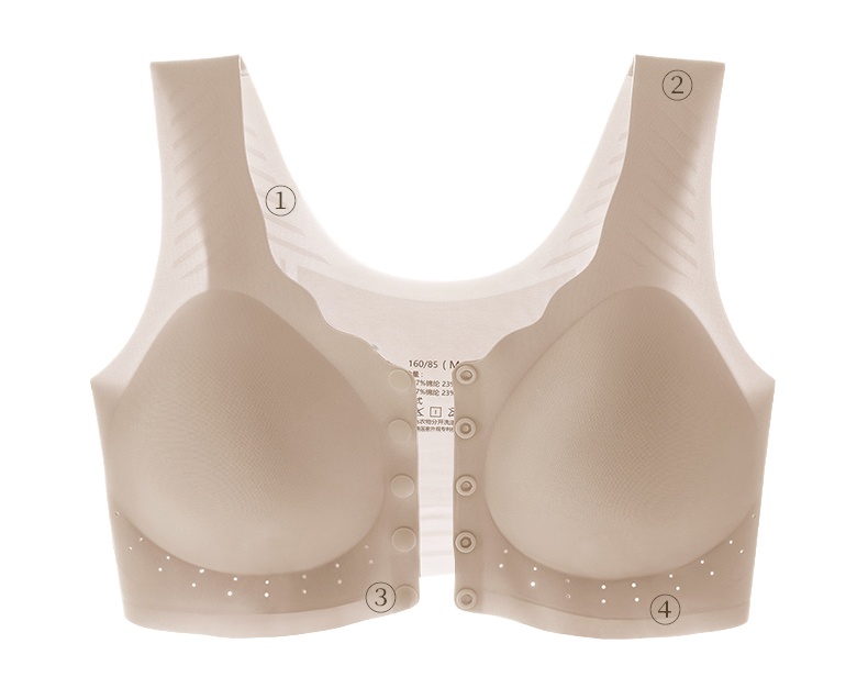 Seamless Breathable Front Closure Bra VEIMIA
