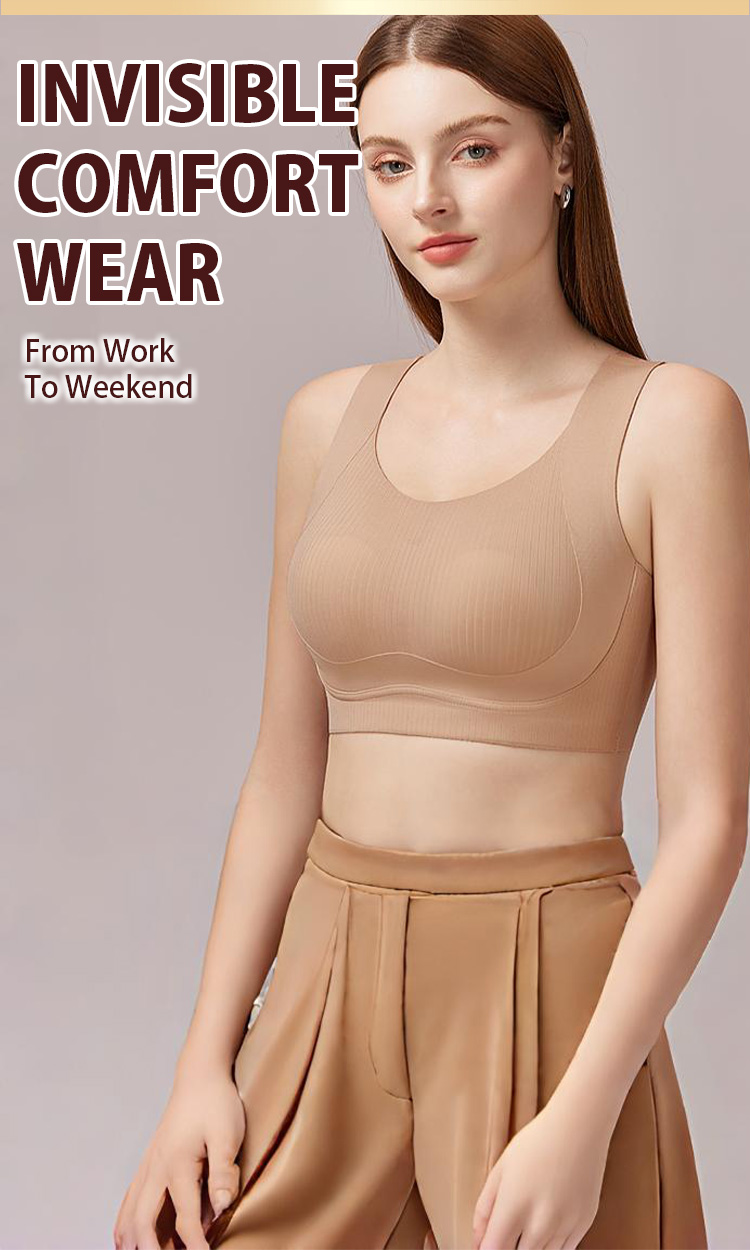 {"default":"Comfortable wireless seamless minimizer bra Veimia"}
