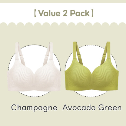VEIMIA Ultra Thin Cup Seamless Stable Bra One-piece Wireless Bralette