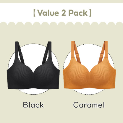 VEIMIA Ultra Thin Cup Seamless Stable Bra One-piece Wireless Bralette