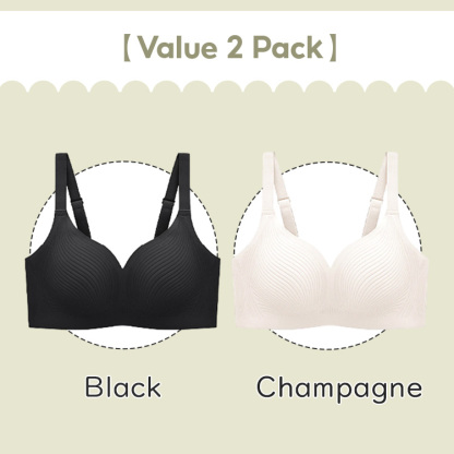 VEIMIA Ultra Thin Cup Seamless Stable Bra One-piece Wireless Bralette