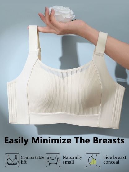 Ultra Thin Minimizer Bra - Full Coverage For Sleek Looks, All-around No-bounce Support Lifts VEIMIA