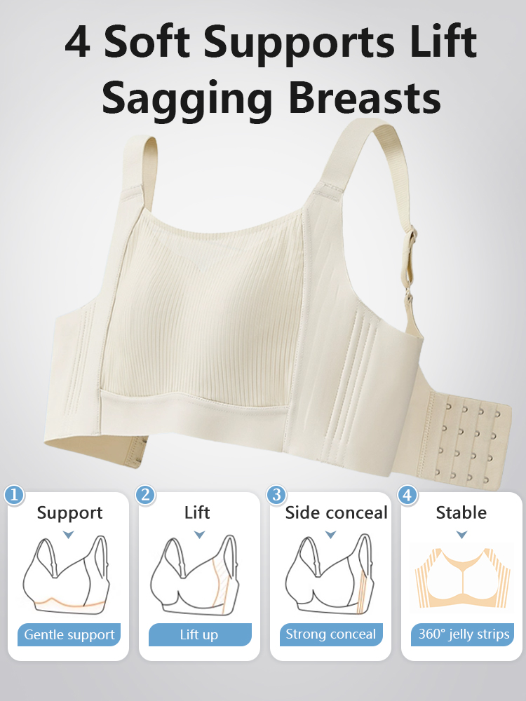 Our Ultra Thin Minimizer Bras Full Coverage For Sleek Look, All-around No-bounce Support Lifts VEIMIA