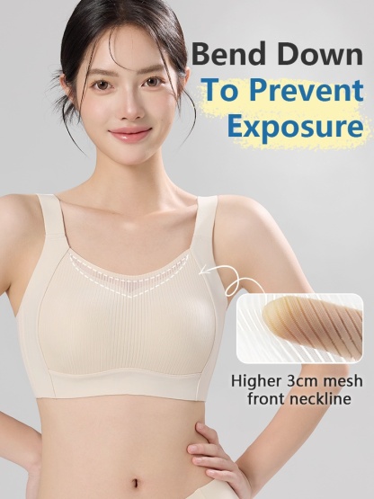 Professional Ultra Thin Minimizer Bra Full Coverage For Sleek Looks, All-around No-bounce Support Lifts VEIMIA