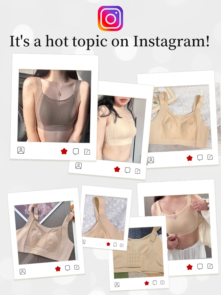 Seamless Ultra Thin Minimizer Bras Full Coverage For Sleek Look, All-around No-bounce Support Lifts VEIMIA