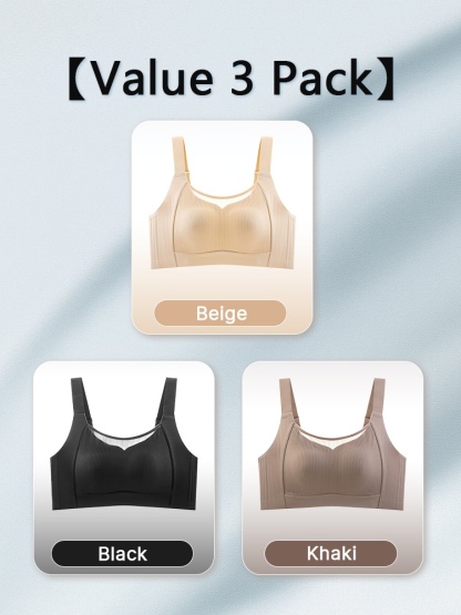 Essential Ultra Thin Minimizer Bras Full Coverage For Sleek Look, All-around No-bounce Support Lifts VEIMIA