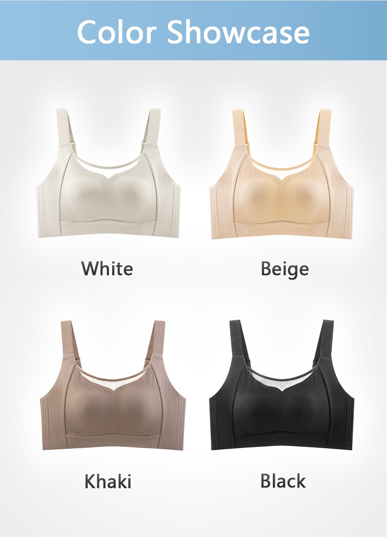Ultra Thin Minimizer Bras With Full Coverage For Sleek Look, All-around No-bounce Support Lifts VEIMIA
