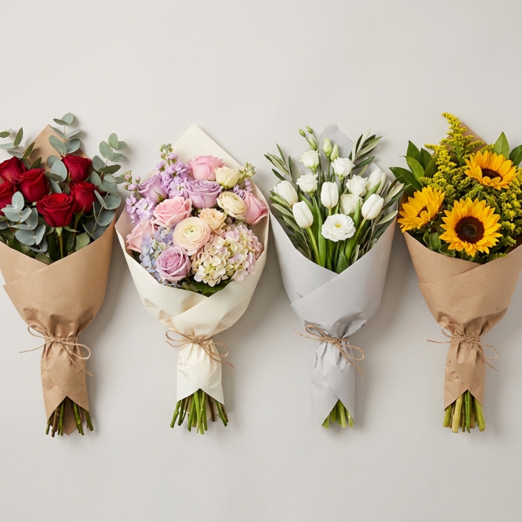 VEIMIA bouquet of flowers for valentine's day