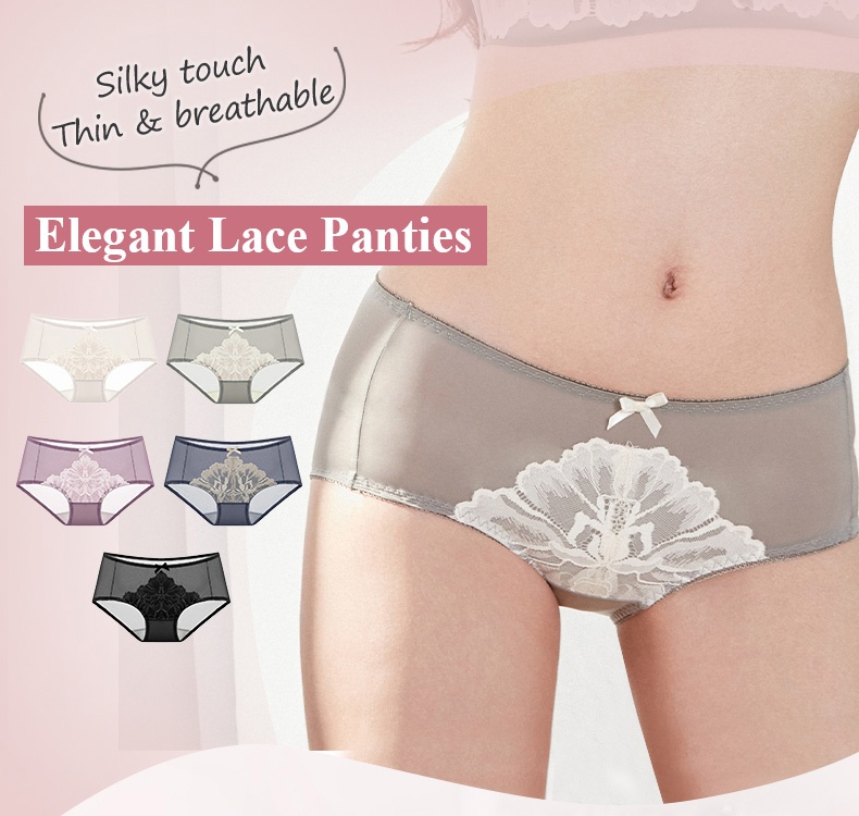 Sexy Silky Lace Panties For Women Super Comfortable VEIMIA