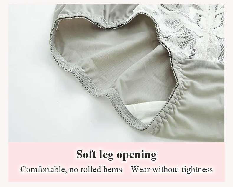 Cute Ultra Thin Lace Panties With Soft Leg Opening Veimia