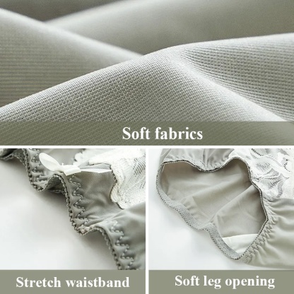 VEIMIA Cute Ultra-thin Lace Panties, Lightweight & Skin-friendly With Silky Smooth Touch