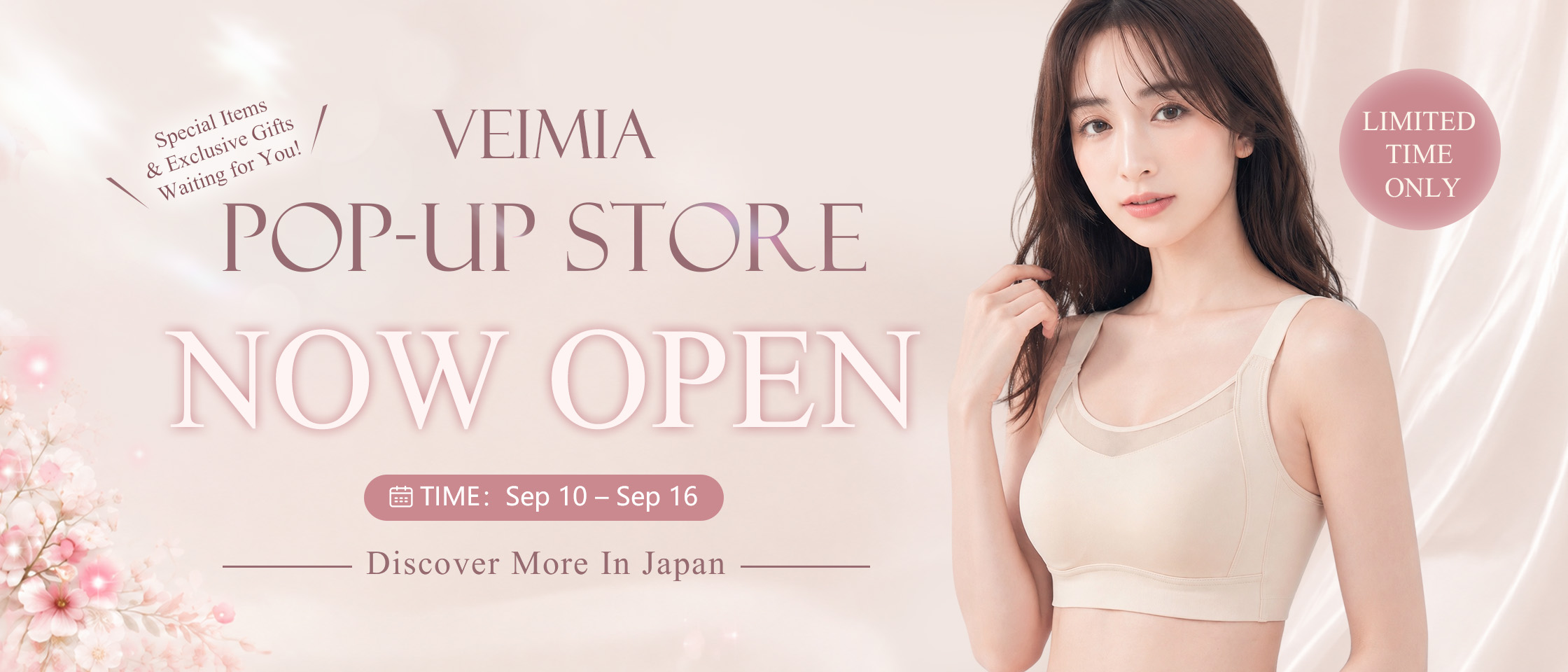 VEIMIA pop-up store now open, September 10–16