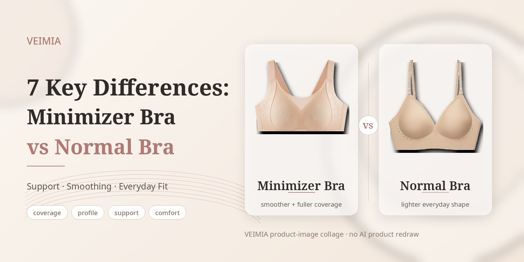  7 Key Differences：Minimizer Bra vs Normal Bra