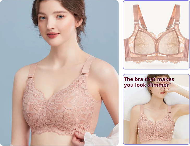 {"default":"Breathable full cup lace minimizer bra for women Veimia"}
