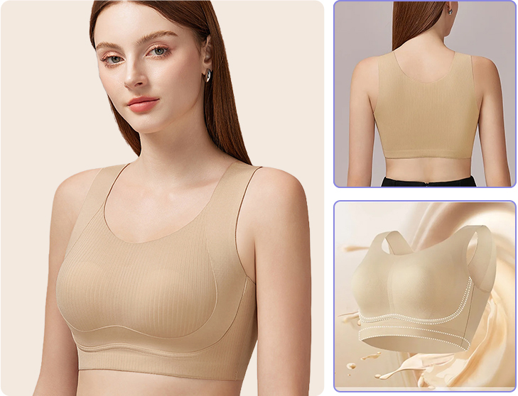 {"default":"Comfortable wirelss cami style bras with no back buckles Veimia"}
