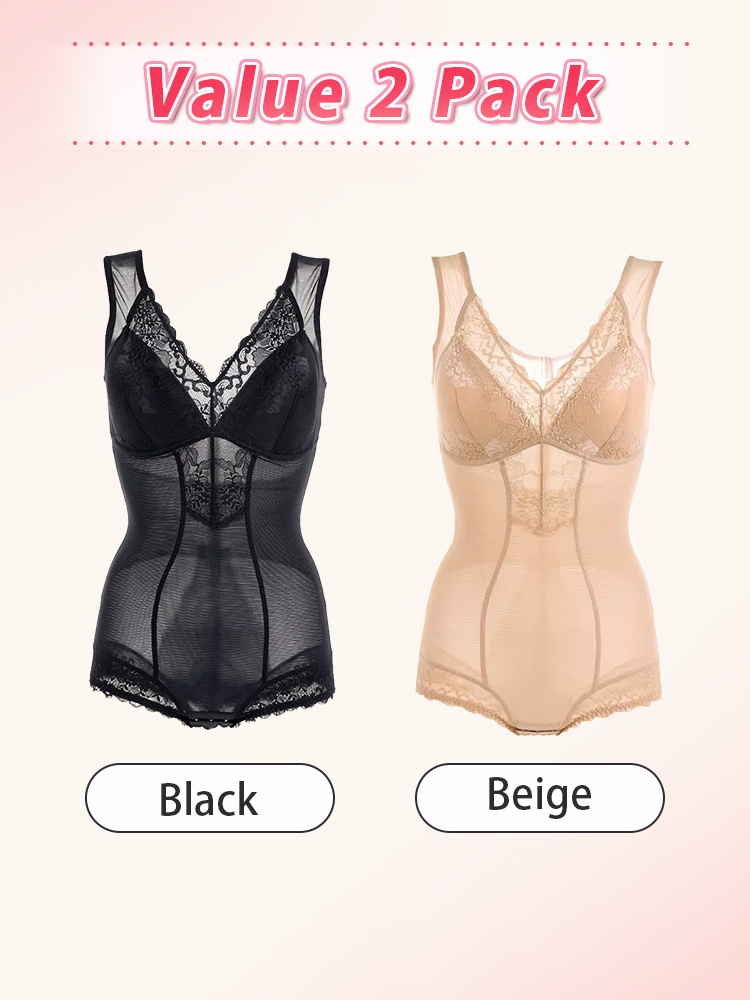 Versatile Bodysuits Sculpt Natural Contour Comfortably & Bra-free While Long-lasting Eases VEIMIA