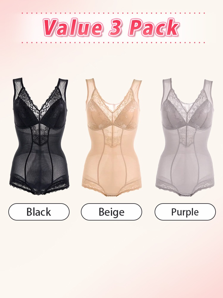 Versatile Bodysuits Sculpt Natural Curve Comfortably & Bra-free While Long-lasting Ease VEIMIA