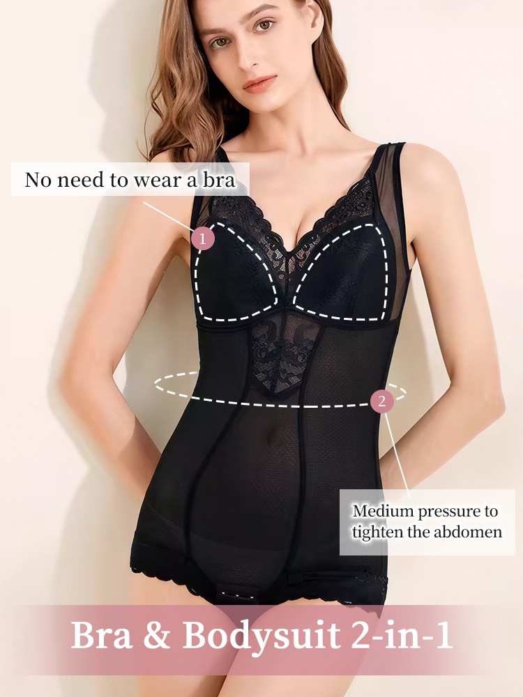 Versatile Bodysuits Sculpt Natural Silhouette Comfortably & Bra-free While Long-lasting Comfort VEIMIA