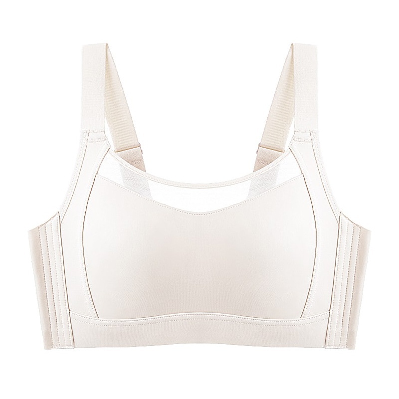 VEIMIA White Color of Visually Slimming No.1 & Two-year Repurchase List No.1 Wire-free Minimizer Bra