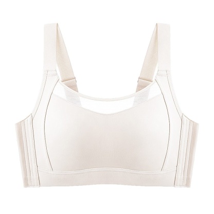 VEIMIA White Color of Visually Slimming No.1 & Two-year Repurchase List No.1 Wire-free Minimizer Bra