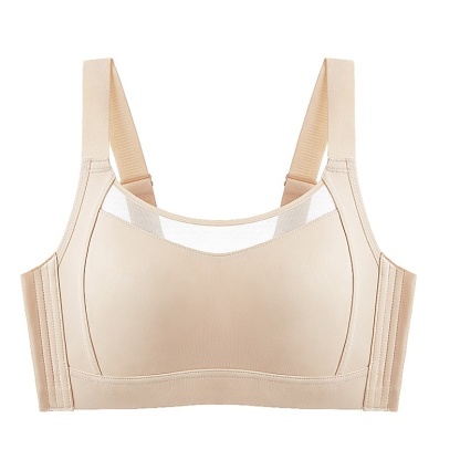 VEIMIA Beige Color of Visually Slimming No.1 & Two-year Repurchase List No.1 Wire-free Minimizer Bra