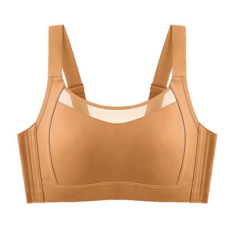 VEIMIA Orange Color of Visually Slimming No.1 & Two-year Repurchase List No.1 Wire-free Minimizer Bra