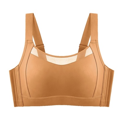VEIMIA Orange Color of Visually Slimming No.1 & Two-year Repurchase List No.1 Wire-free Minimizer Bra