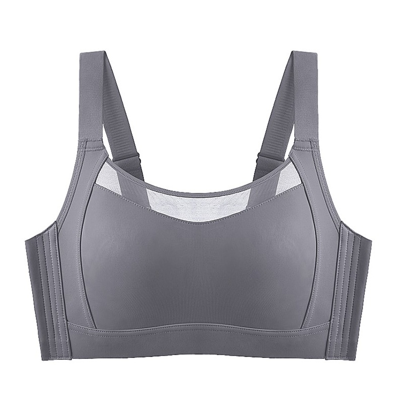 VEIMIA Gray Color of Visually Slimming No.1 & Two-year Repurchase List No.1 Wire-free Minimizer Bra