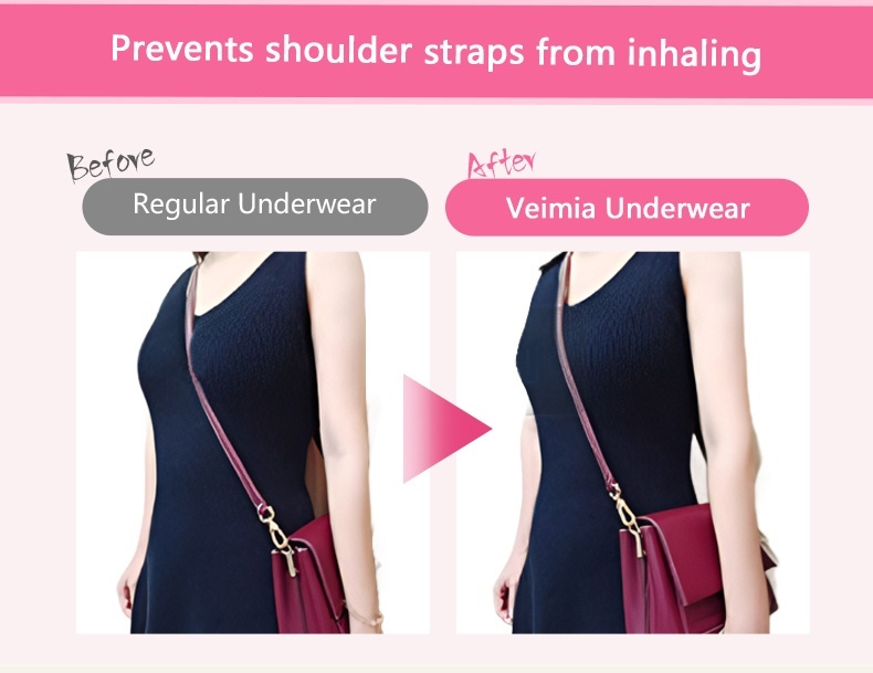 Veimia Visually Slimming No.1 Minimizer Bra Prevents Shoulder Straps From Inhaling