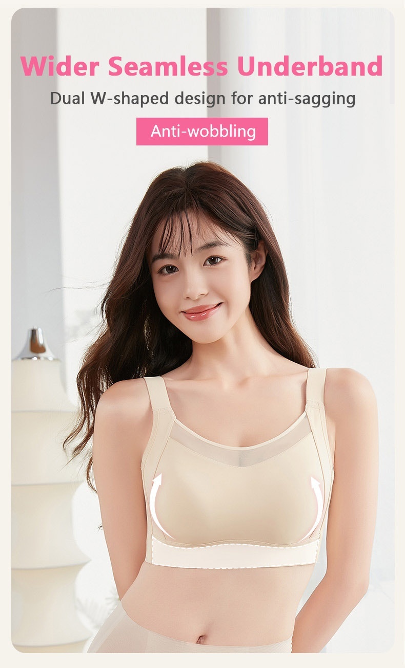 Veimia Visually Slimming No.1 Minimizer Bra Has Wider Seamless Underband