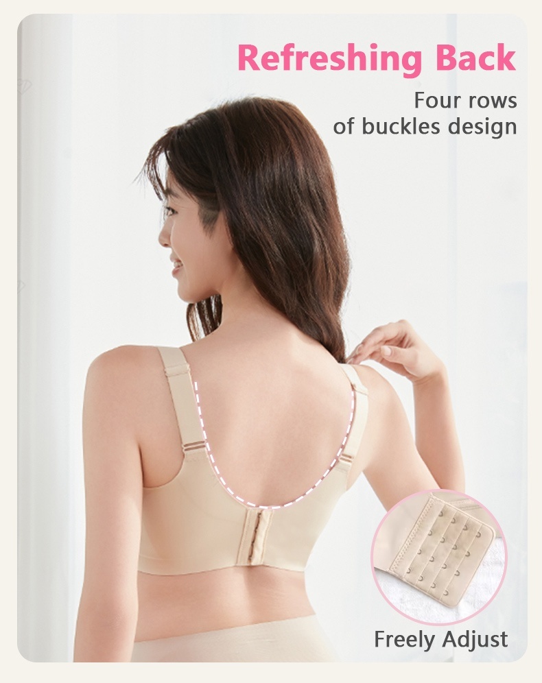 Veimia Visually Slimming No.1 Minimizer Bra Refreshing Back