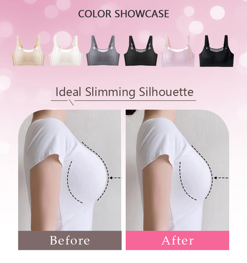 Veimia Multiple Colors of Visually Slimming No.1 Minimizer Bra