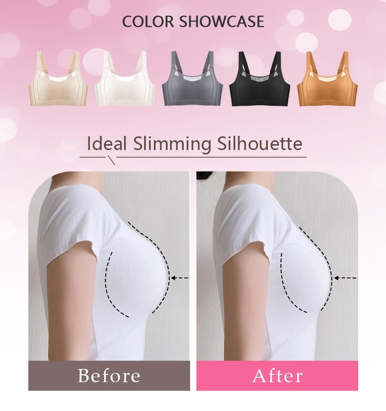 Veimia Multiple Colors of Visually Slimming No.1 Minimizer Bra