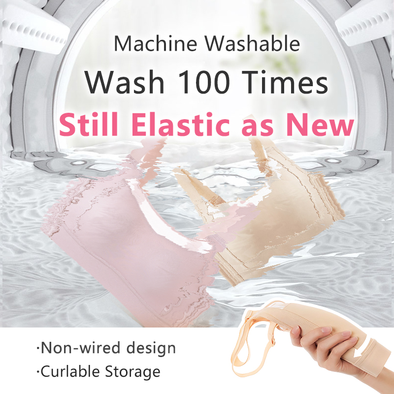 VEIMIA Visually Slimming No.1 & Two-year Repurchase List No.1 Wire-free Minimizer Bra is Machine Washable