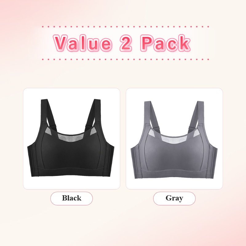 VEIMIA Minimizer Bra - Visually Slimming No.1 & Two-year Repurchase List No.1, Anti-shaking While Doing Sports, Seamless Prevent Accidental Exposure