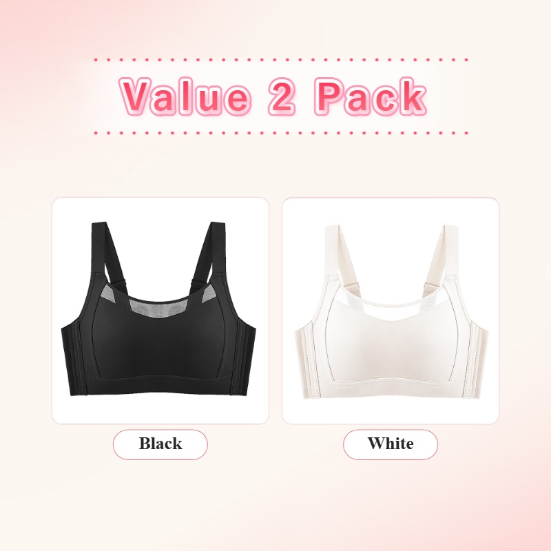 VEIMIA Minimizer Bra - Visually Slimming No.1 & Two-year Repurchase List No.1, Anti-shaking While Doing Sports, Seamless Prevent Accidental Exposure