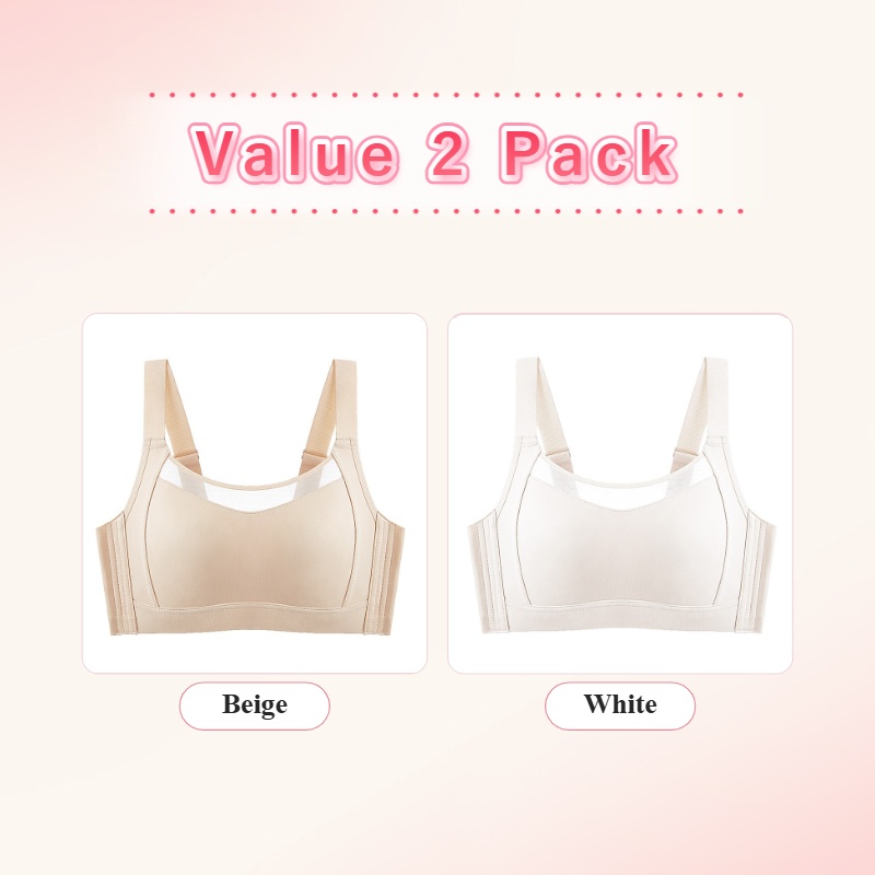 VEIMIA Minimizer Bra - Visually Slimming No.1 & Two-year Repurchase List No.1, Anti-shaking While Doing Sports, Seamless Prevent Accidental Exposure