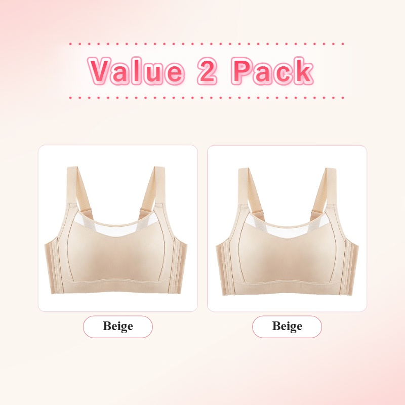 VEIMIA Minimizer Bra - Visually Slimming No.1 & Two-year Repurchase List No.1, Anti-shaking While Doing Sports, Seamless Prevent Accidental Exposure
