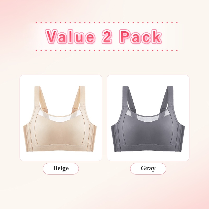 VEIMIA Minimizer Bra - Visually Slimming No.1 & Two-year Repurchase List No.1, Anti-shaking While Doing Sports, Seamless Prevent Accidental Exposure