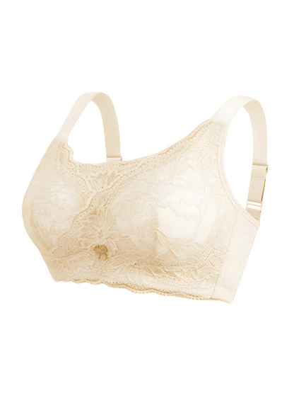 Wireless Laces Mastectomy Bras With Prosthesis Pocket, Sensitive Skin-friendly Cotton Linings For Comfort Fits VEIMIA