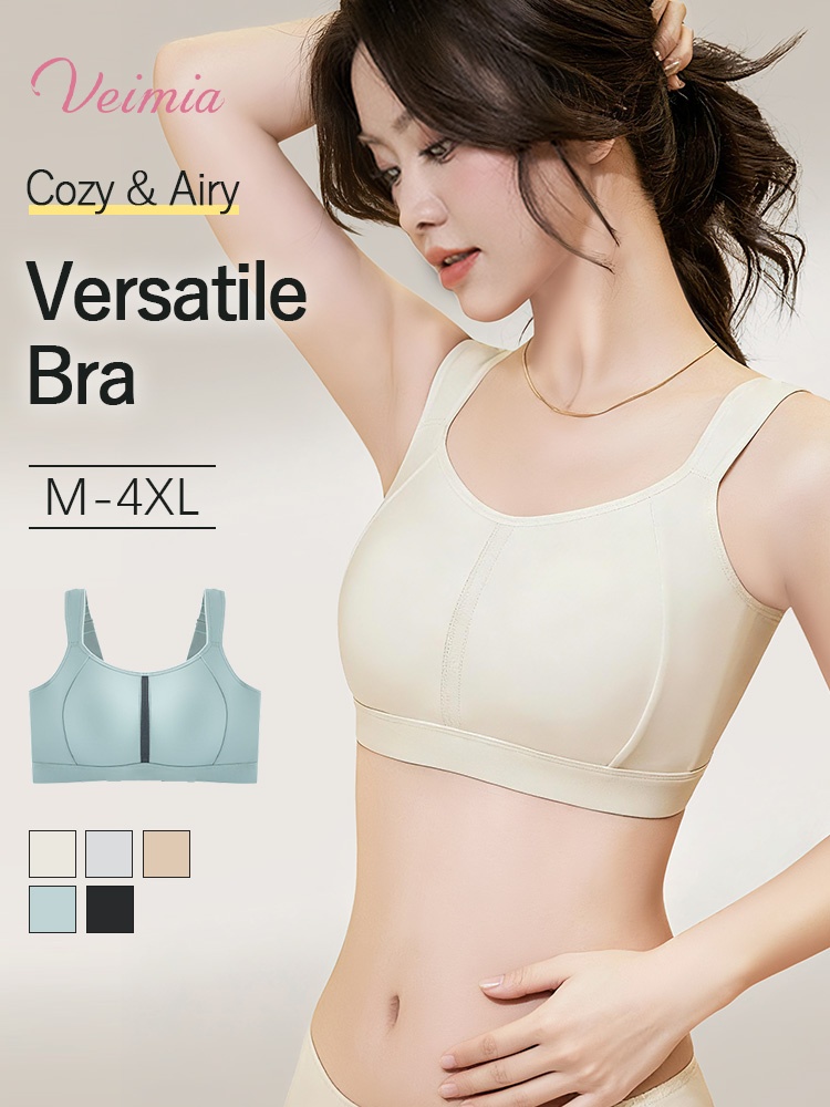 Wireless Minimizer Bras Sporty Style Designs, Lifts & Secures With Breathable Fits VEIMIA
