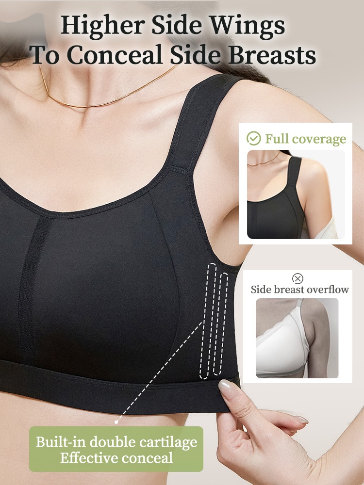 Wireless Minimizer Bra Sporty Style Designs, Lift & Secures With Breathable Fits VEIMIA
