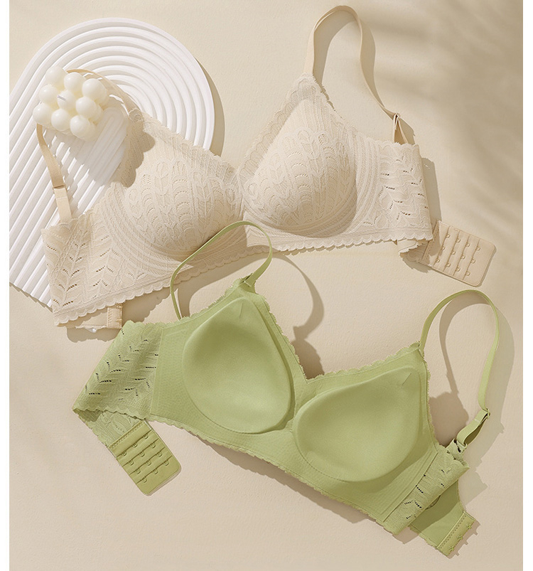 Lightweight One-piece Traceless Lace Push Up Bra Support And Shape Breasts Veimia