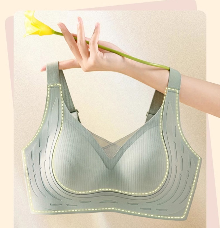 Anti-sagging Wireless Bra Cross Lace Lift Up And Support For Women Create Round Breast Shapes VEIMIA