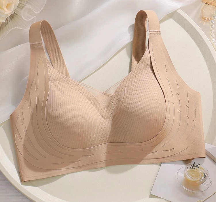 Anti-sagging Wireless Bras Cross Lace Lift Up And Support For Women VEIMIA