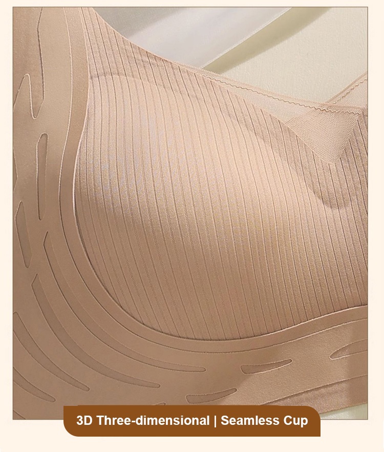 Anti-sagging Seamless Bras Cross Lace Lifting Up And Support VEIMIA