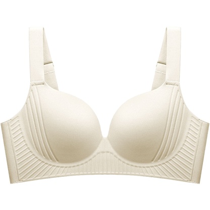 Plus Size Wireless Push Up Bras 3D Anti-Gravity Seamless Massage Padded Anti-sagging & Gathering VEIMIA