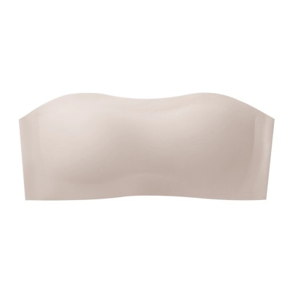 Nude Color Wireless Strapless Bra Breathable Anti-slip Seamless Tube Top Stable Support Skin-friendly Fabric VEIMIA